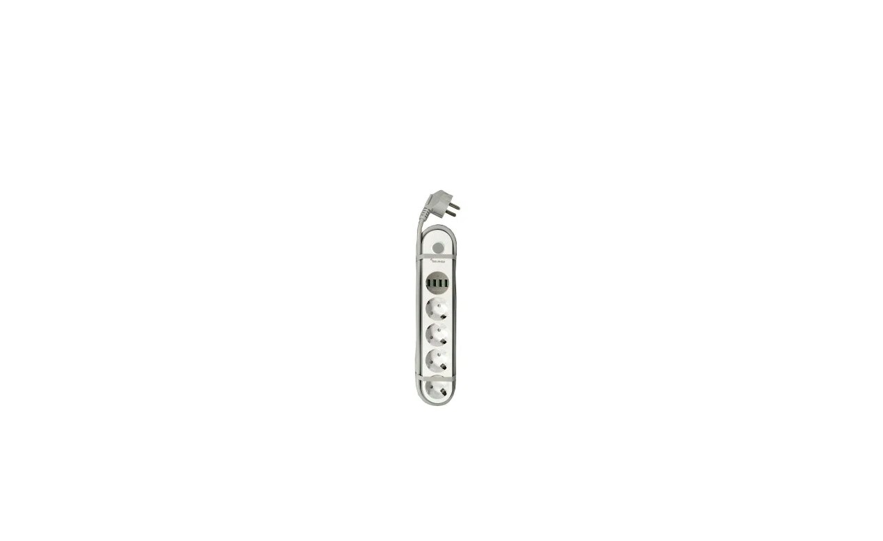 Сетевой фильтр  SELENGA PS404 4 USB, кнопка,4 розетки