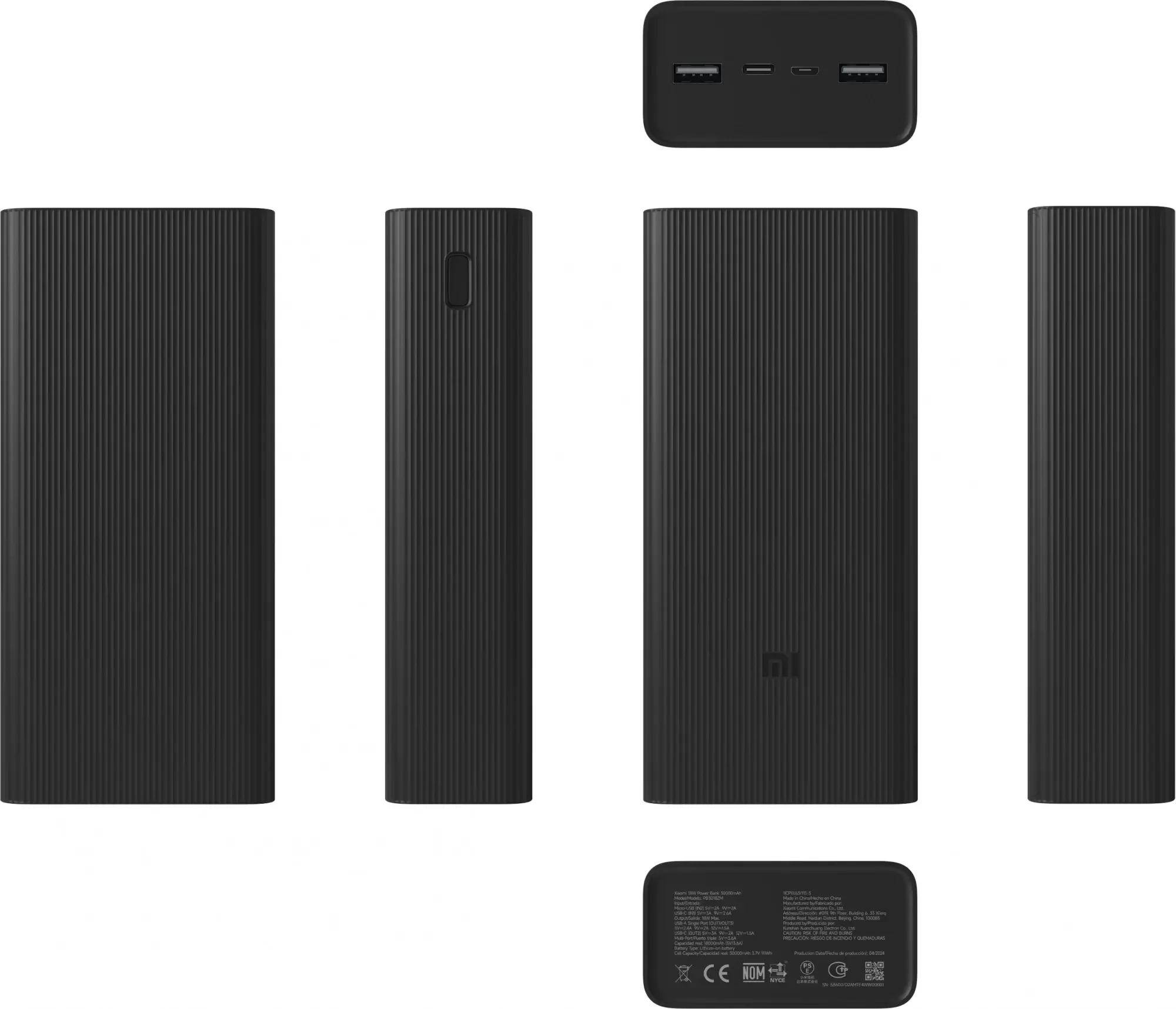 Внешний аккумулятор Xiaomi 18W Power Bank 30000mAh GL (BHR9126GL)