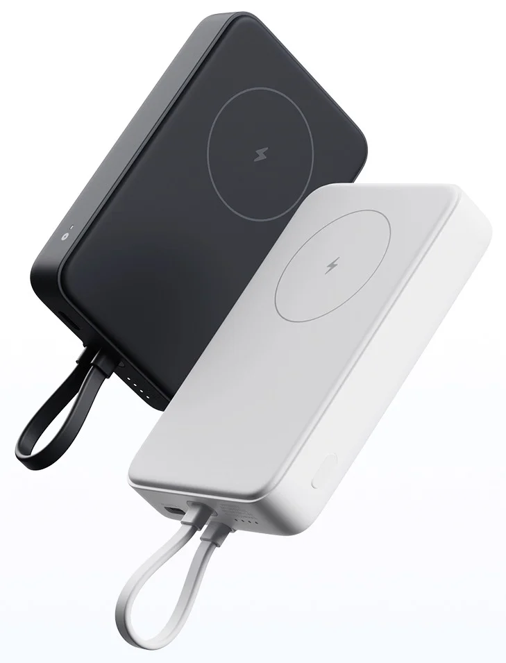 Внешний аккумулятор Xiaomi 33W Magnetic 10000mAh (Integrated Cable) White