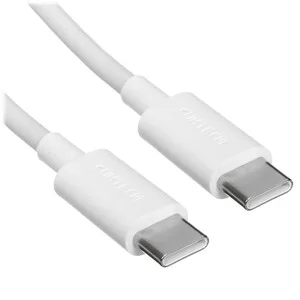 Кабель для цифровой техники и смартфонов Cuktech Type-C/Type-C, 100 см, 100 Вт, 5 A, PD, оплетка TPE (KLC-5499) белый