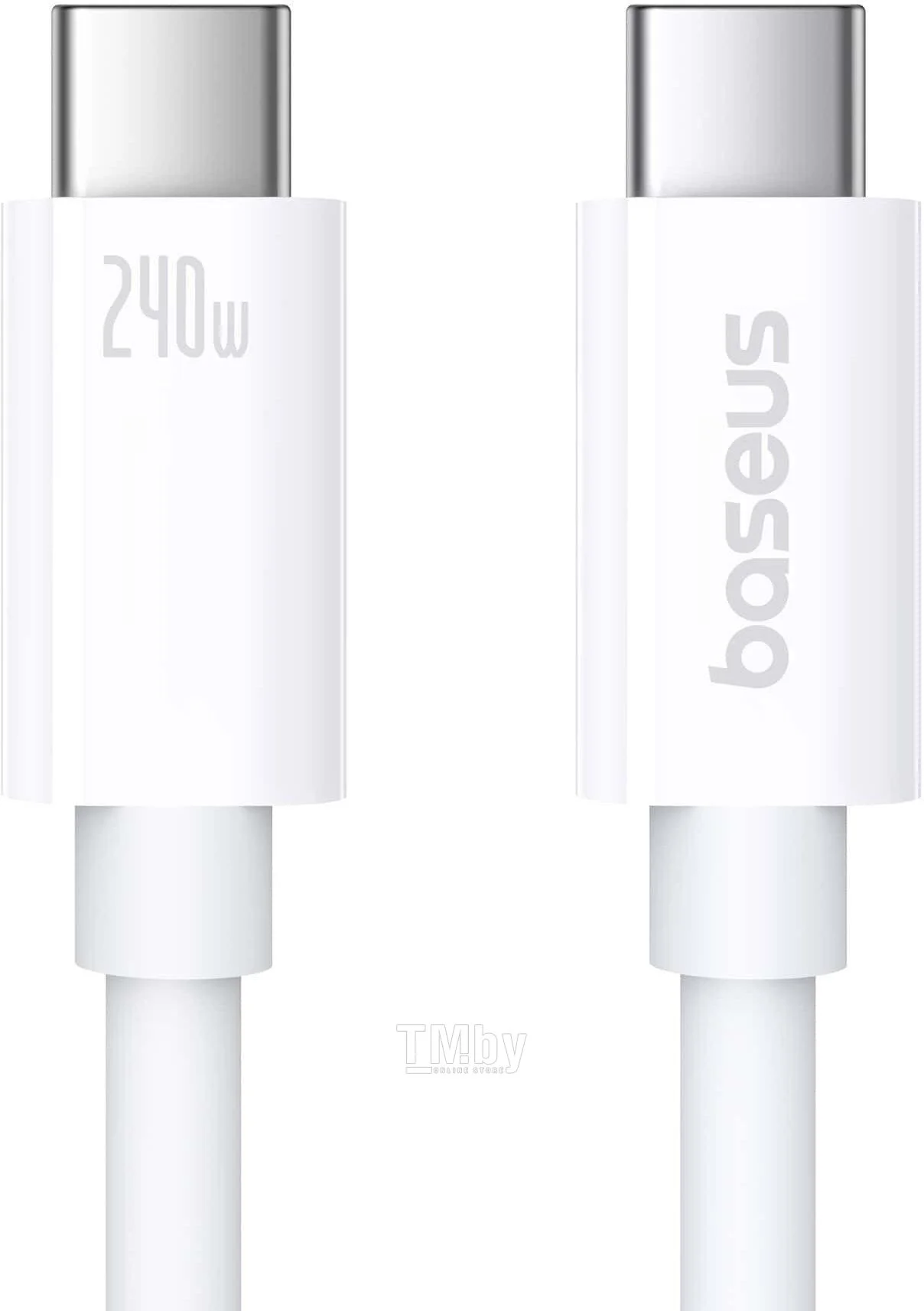Кабель для цифровой техники и смартфонов Cuktech Type-C/Type-C, 100 см, 100 Вт, 5 A, PD, оплетка TPE (KLC-5499) белый