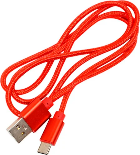 Кабель для цифровой техники и смартфонов Energy ET-26, USB/Type-C, красный (104106)