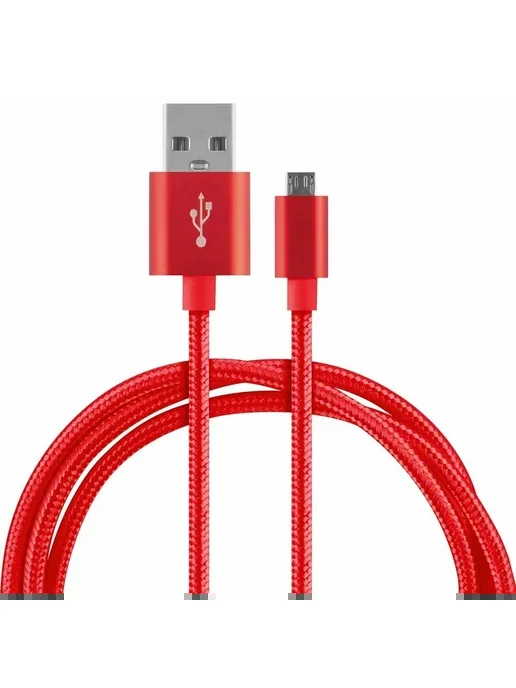 Кабель для цифровой техники и смартфонов Energy ET-26, USB/Type-C, красный (104106)