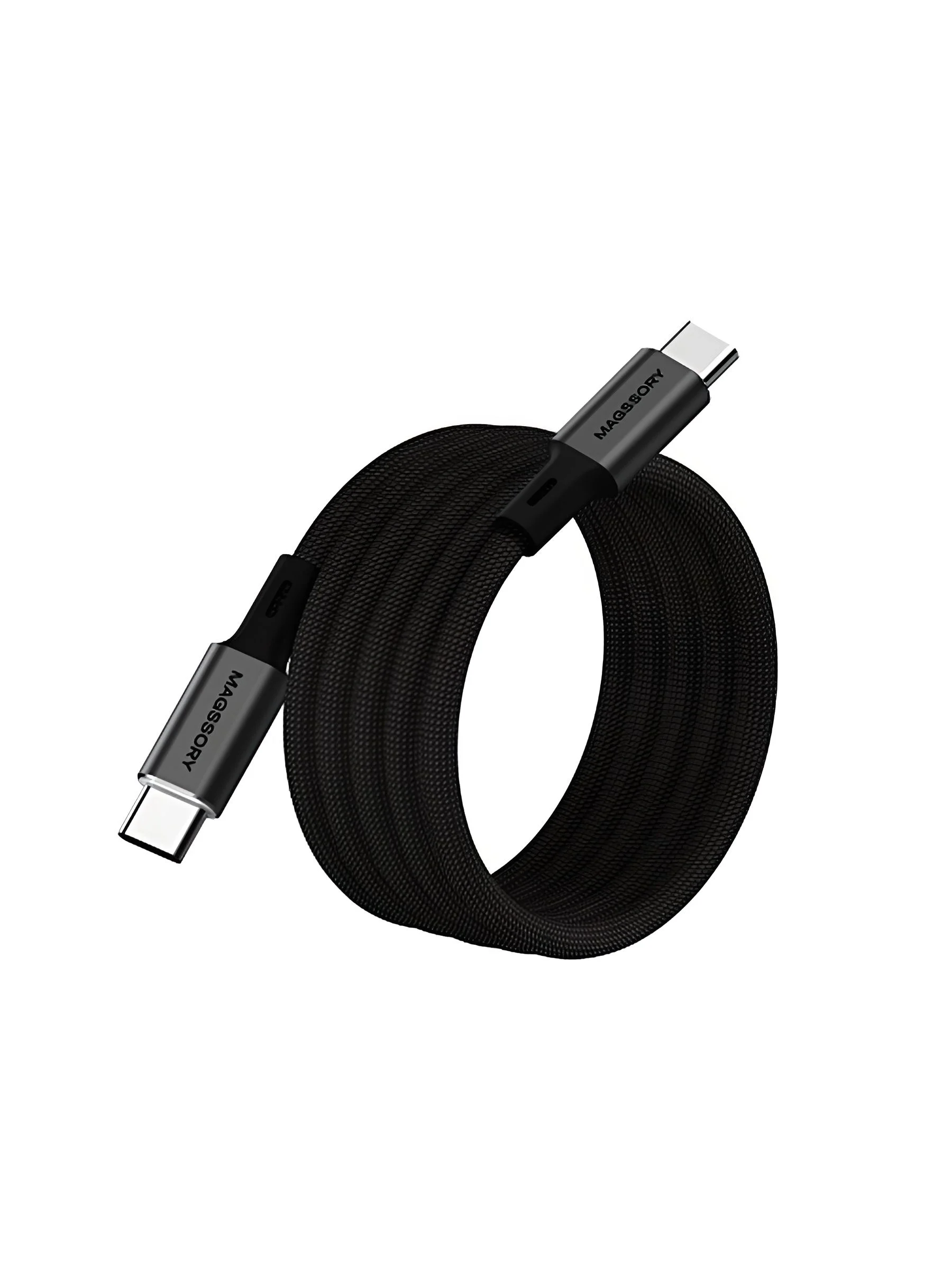 Кабель для цифровой техники и смартфонов Magssory 60W, USB-C, 1.2 м, черный (CBL001)