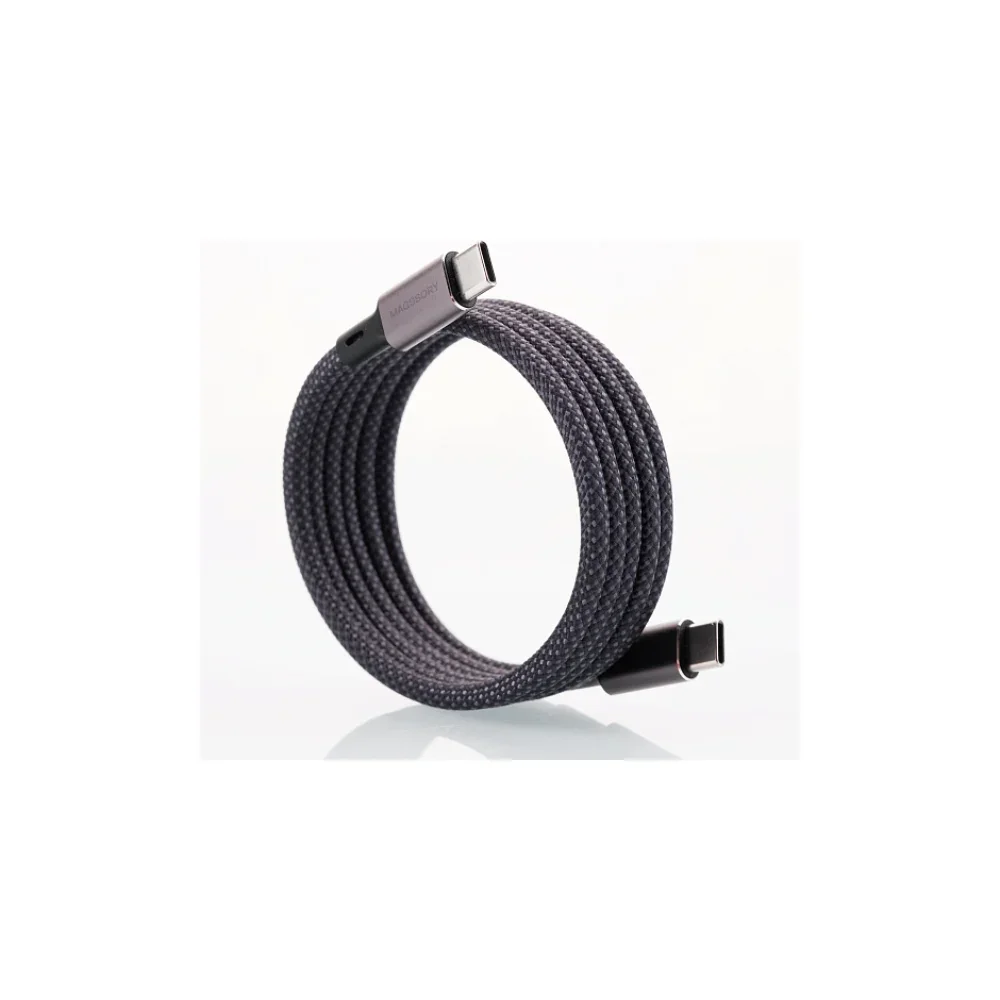 Кабель для цифровой техники и смартфонов Magssory 60W, USB-C, 1.2 м, черный (CBL001)