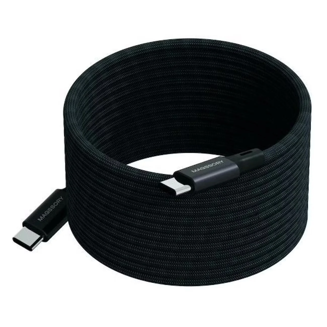 Кабель для цифровой техники и смартфонов Magssory Link C, 240W, USB-C, 2.4 м (black CBL021)