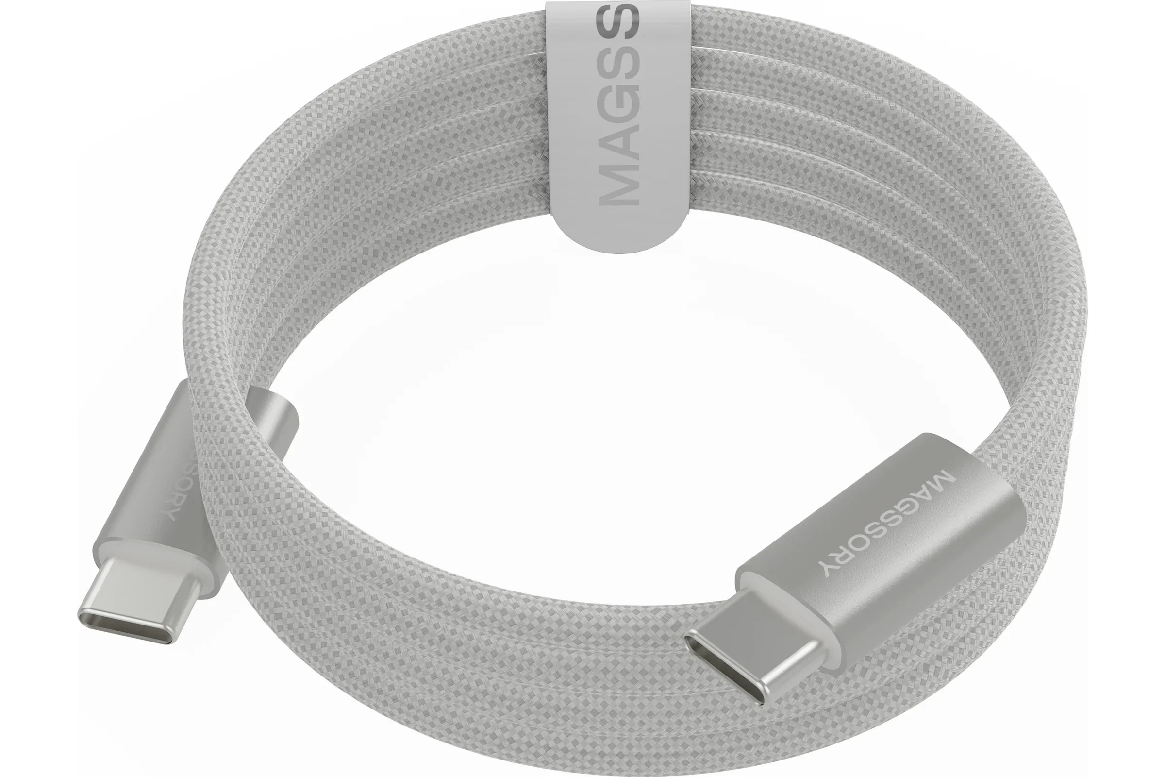 Кабель для цифровой техники и смартфонов Magssory Link L USB-C - Lightning MFI, 1.2 м (white CBL003)