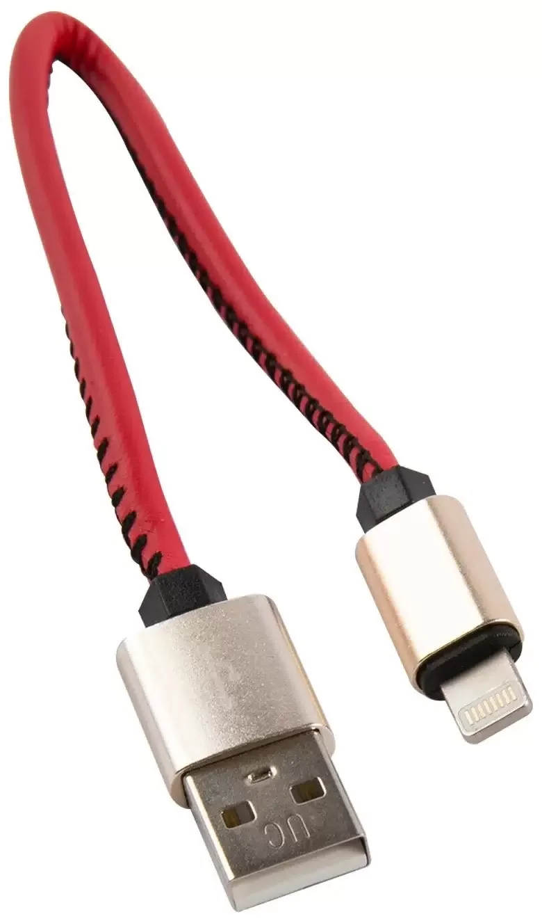 Кабель для цифровой техники и смартфонов mObility USB - Lightning, 25 см, красный