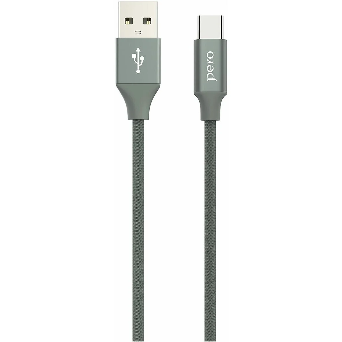 Кабель для цифровой техники и смартфонов Pero DC-02 Type-C 2А 1 м серый