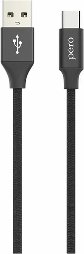 Кабель для цифровой техники и смартфонов Pero DC-02 Type-C 2А 1 м черный