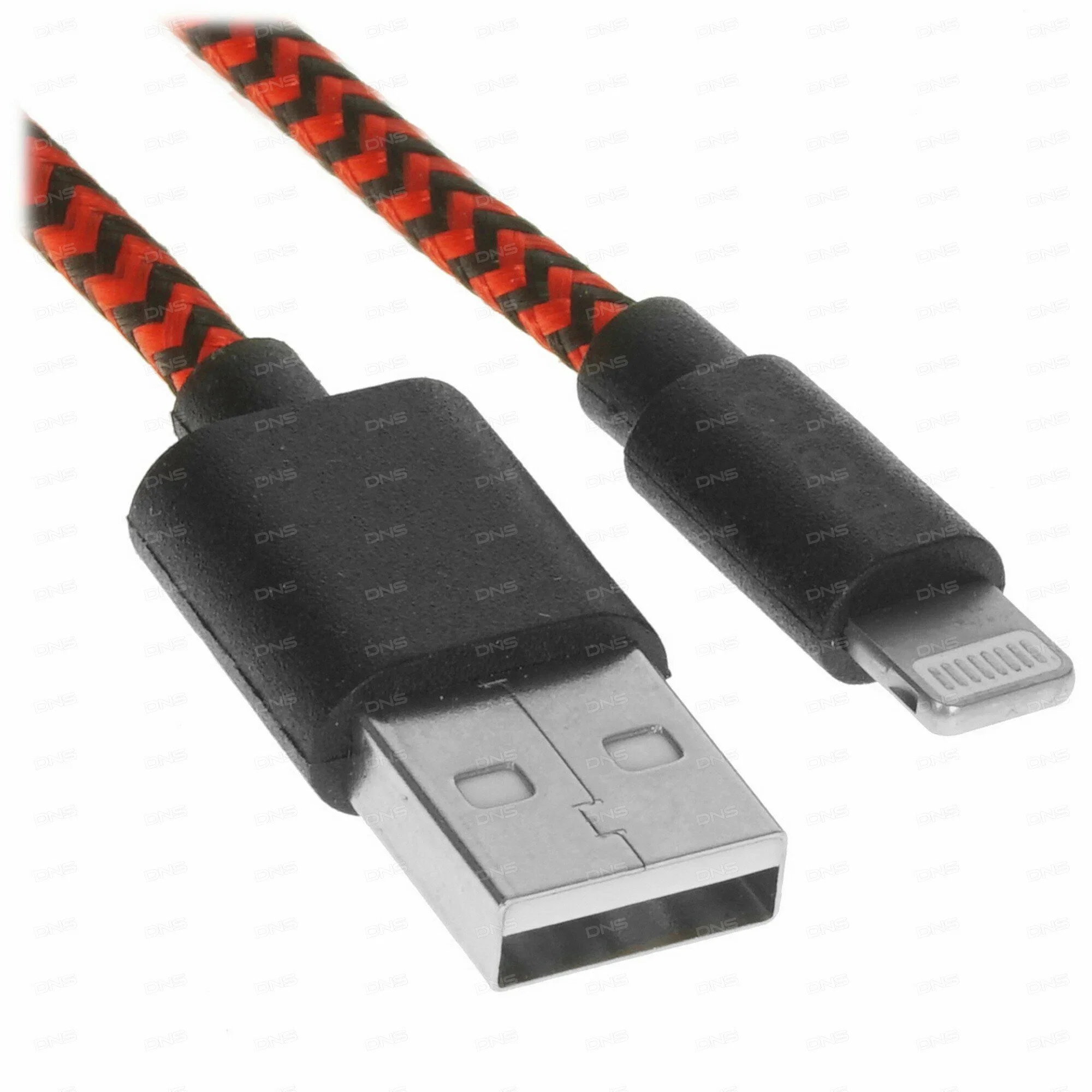 Кабель для цифровой техники и смартфонов Pero DC-04 8-pin Lightning 2А 2м Red-black