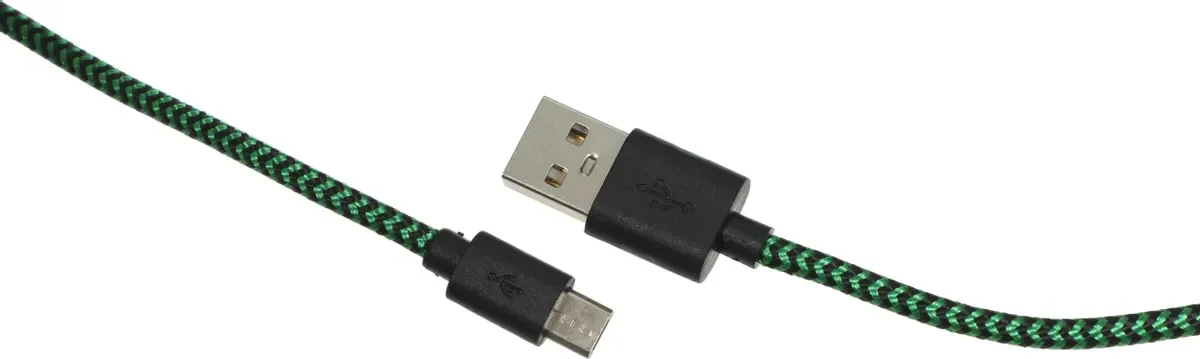 Кабель для цифровой техники и смартфонов Pero DC-04 micro-USB 2А 2м Green-black
