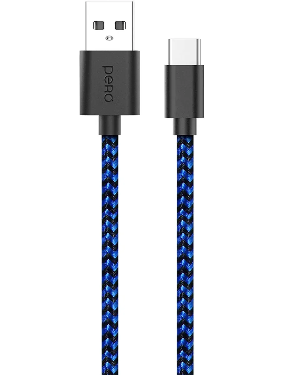 Кабель для цифровой техники и смартфонов Pero DC-04 micro-USB 2А 2м Green-black