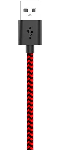 Кабель для цифровой техники и смартфонов Pero DC-04 Type-C 3А 1м Red-black Fast Charge