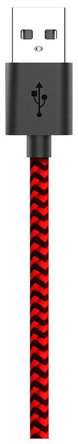 Кабель для цифровой техники и смартфонов Pero DC-04 Type-C 3А 2м Red-black Fast Charge
