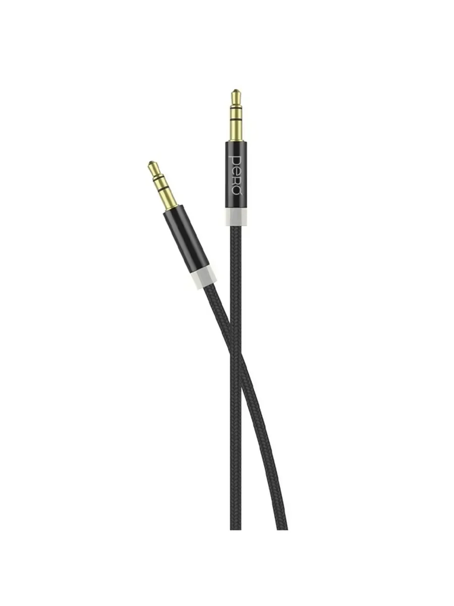 Кабель для цифровой техники и смартфонов Pero MC-01 2x3.5 JACK 3м Black