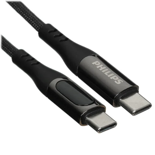 Кабель для цифровой техники и смартфонов Philips USB-C male-3.5 female, с поддержкой зарядки, 0.05 м (SWA3021)