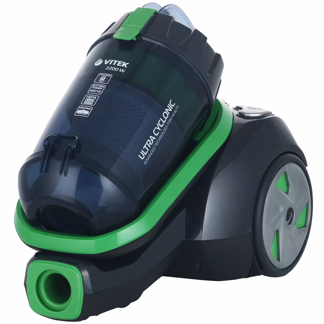 Пылесос без мешка Vitek VT-8130 BK (2200Вт, 3,5л, труба всасывания: телескопическая)