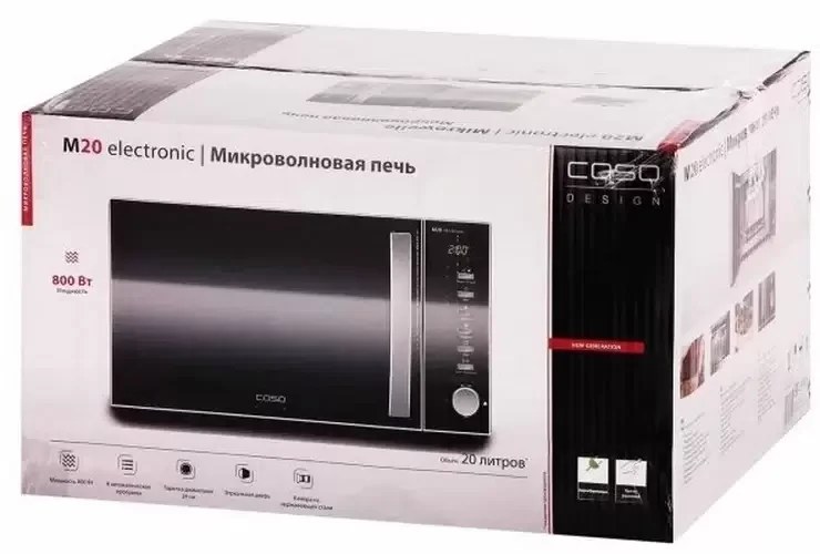 Микроволновая печь - СВЧ Caso M 20 Electronic Black