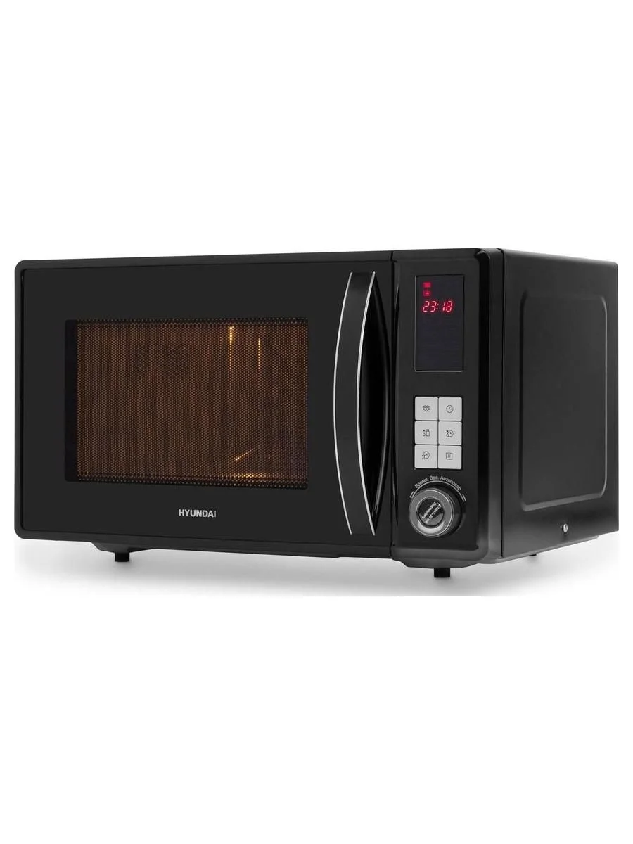 Микроволновая печь - СВЧ Hyundai HYM-D3009, 23 л, 800 Вт, черный