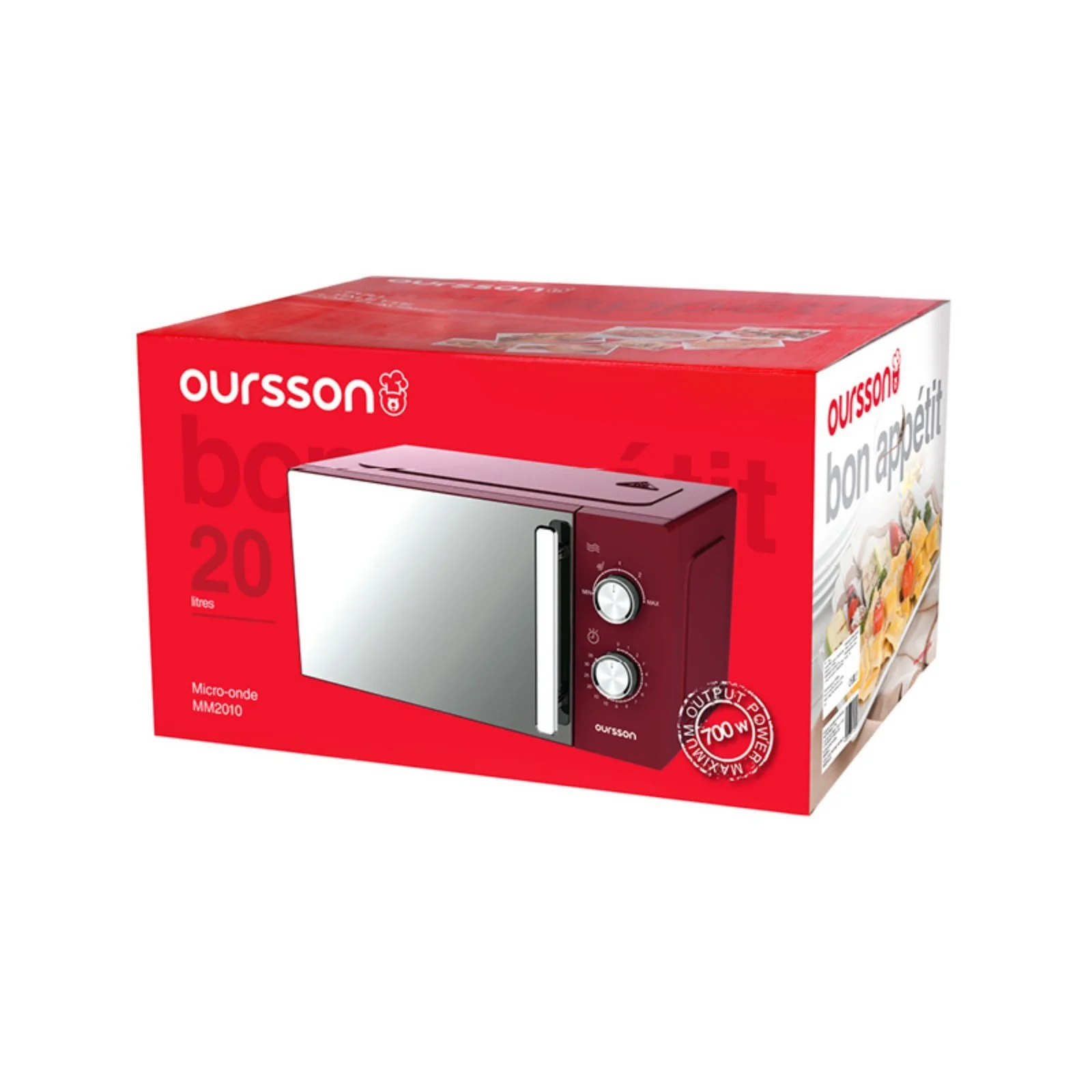 Микроволновая печь - СВЧ Oursson MM2010/DC Темная вишня