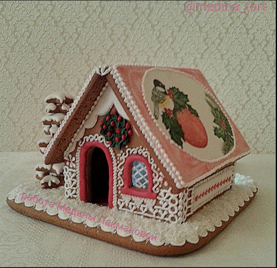РЕМЕКО Конфетница "Пряничный домик", 1800 мл, L16 W15 H28 см