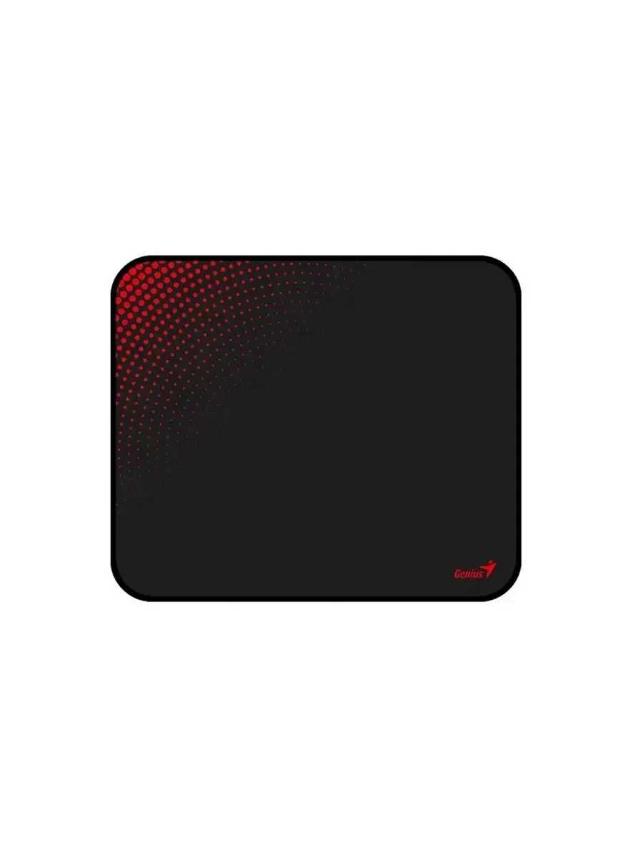 Коврик для мыши Genius G-Pad 230S. Нескользящая резиновая основа с микротекстурированной гладкой поверхностью. Размер: 230 x 2.5 x 190 мм. черный