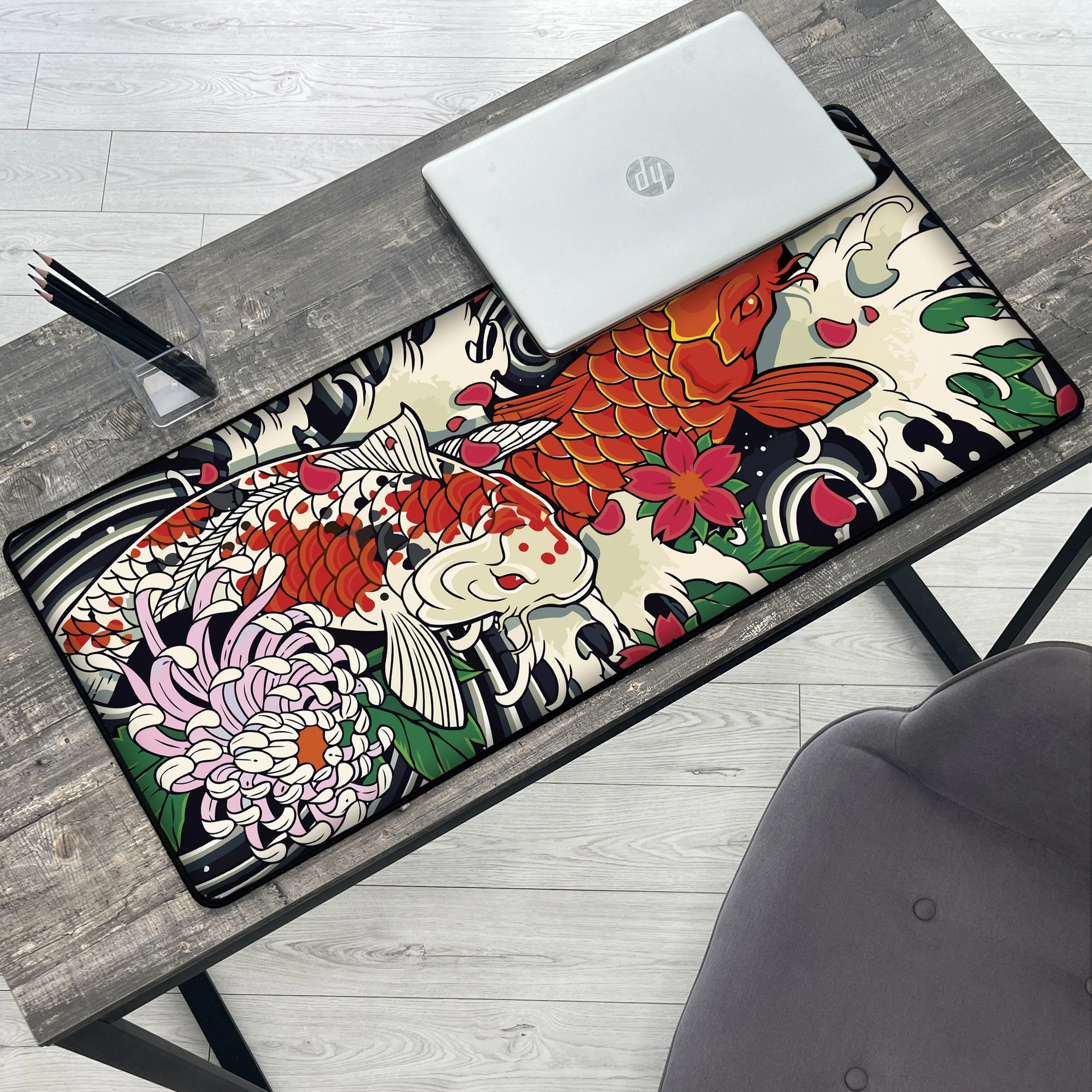 Коврик для мыши HISPIDA 900x450x4, top jacquard, bottom PORON, gift box