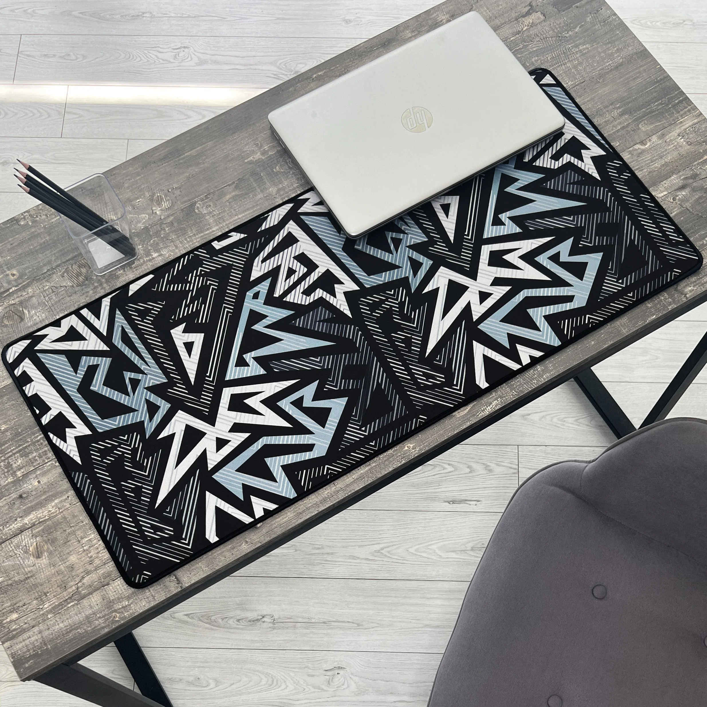 Коврик для мыши HISPIDA 900x450x4, top jacquard, bottom PORON, gift box