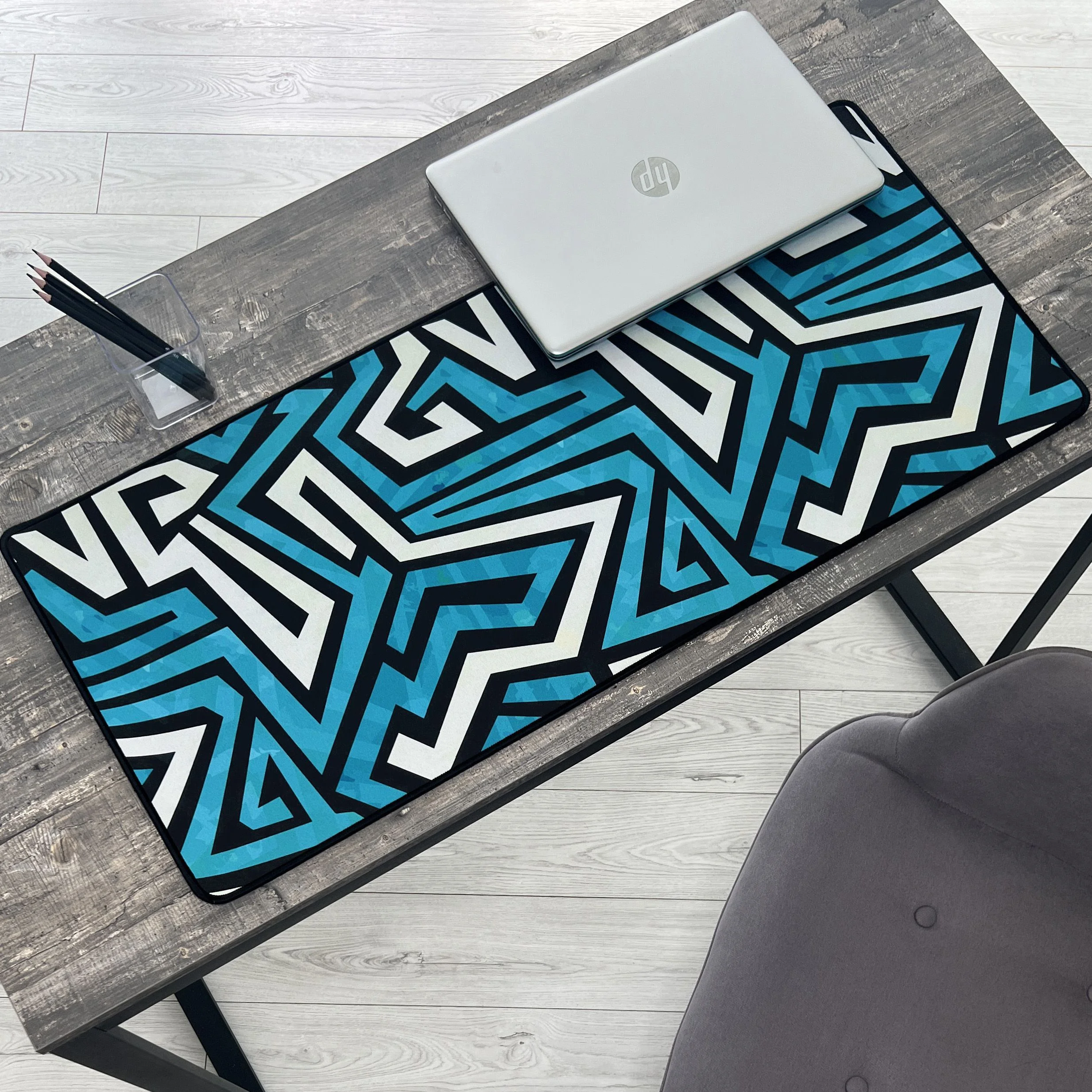 Коврик для мыши HISPIDA 900x450x4, top jacquard, bottom PORON, gift box