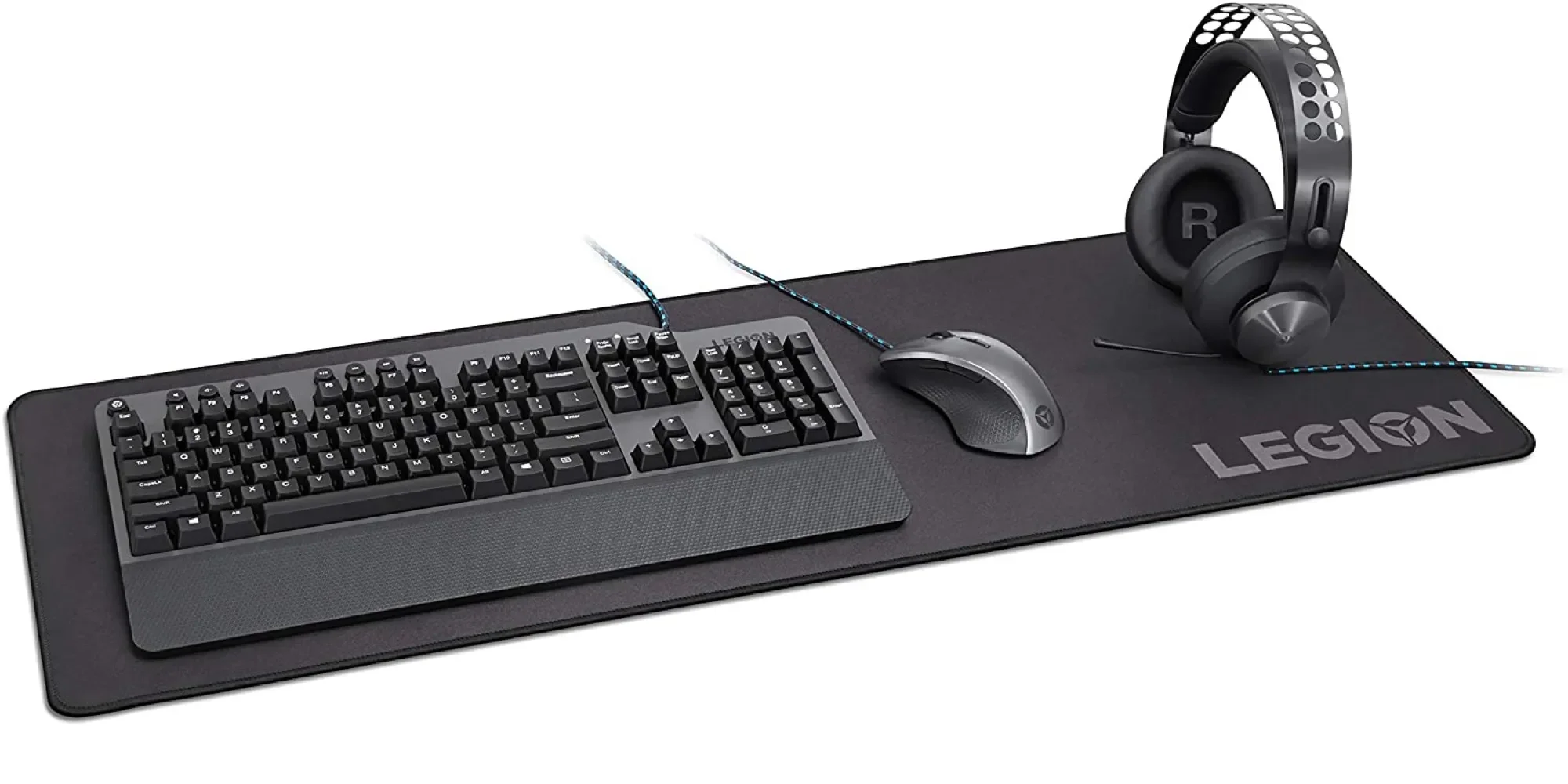 Коврик для мыши Lenovo Legion Gaming XL черный 900x300x3мм