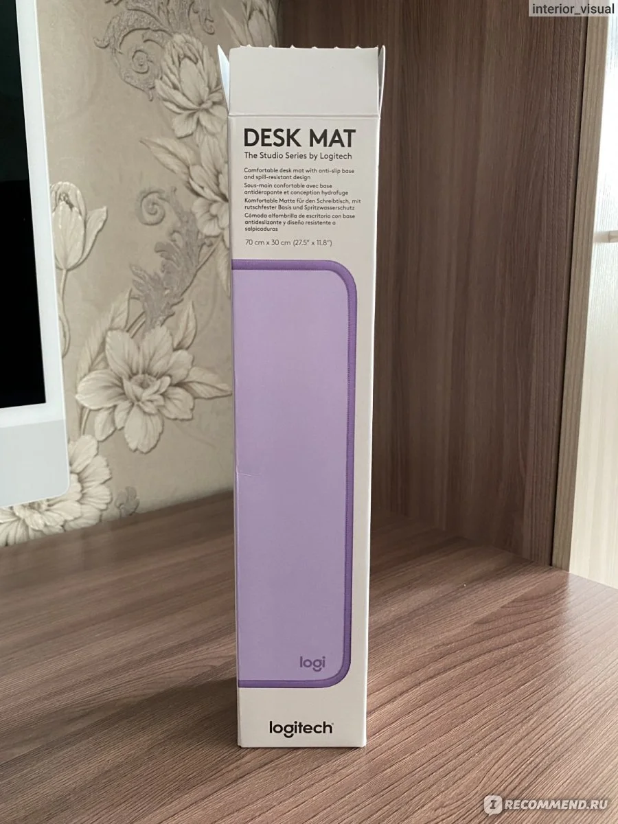 Коврик для мыши Logitech Desk Mat Studio Series LAVENDER