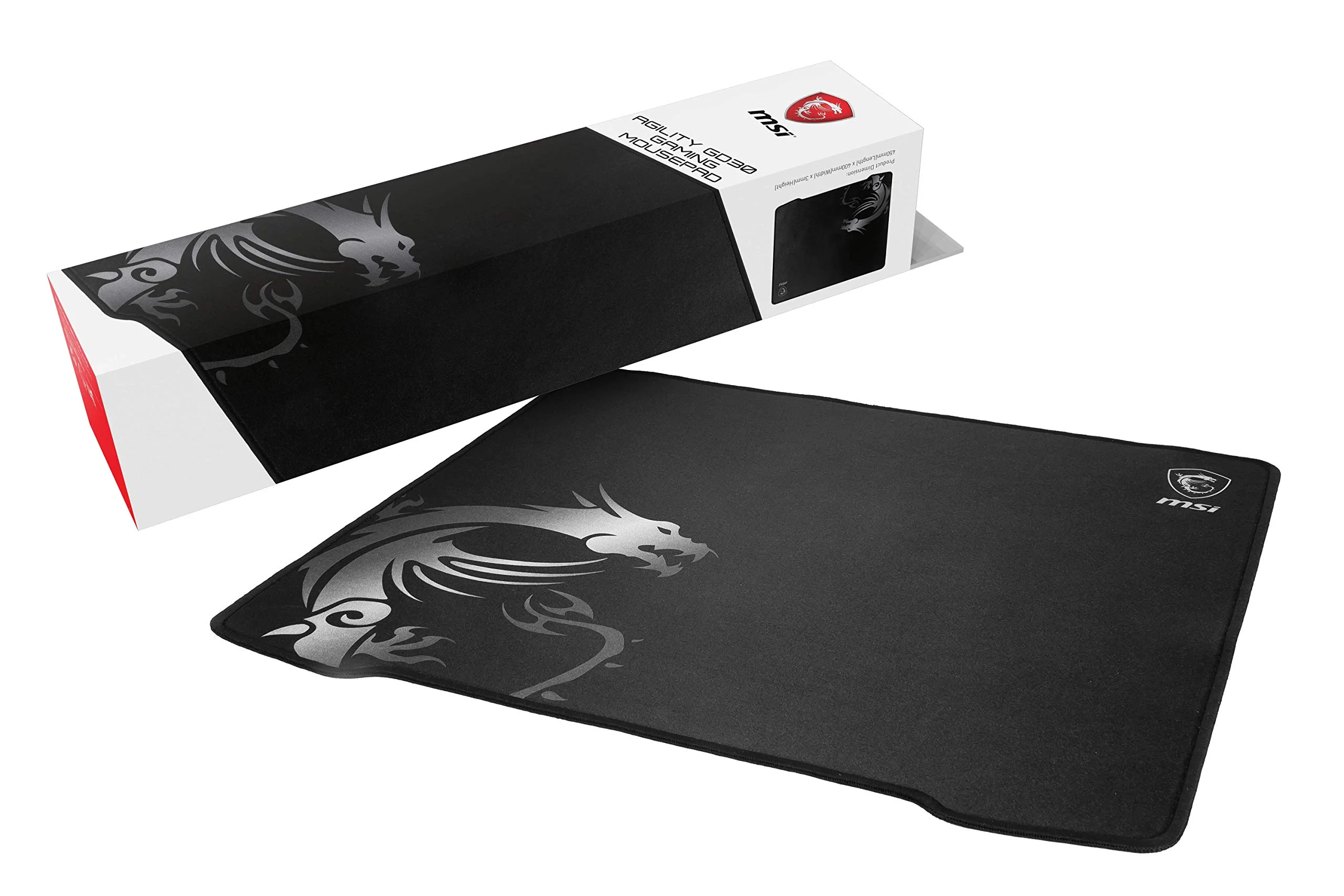 Коврик для мыши MSI "Царь коврик", игровой, большой, в тубе