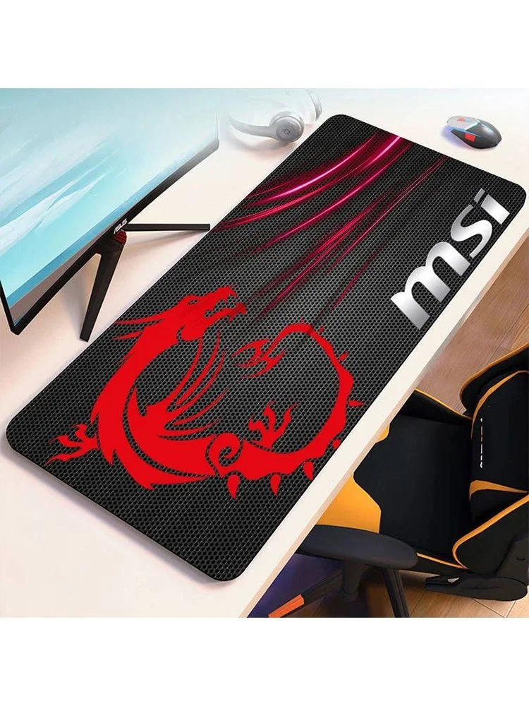 Коврик для мыши MSI "Царь коврик", игровой, большой, в тубе