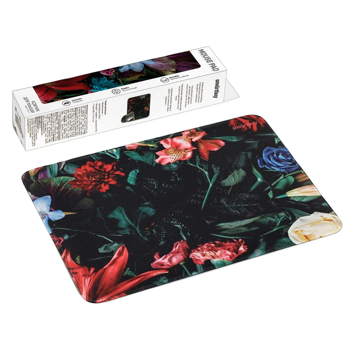 Коврик для мыши Smartbuy (SBMP-102-FL) Flowers S-size