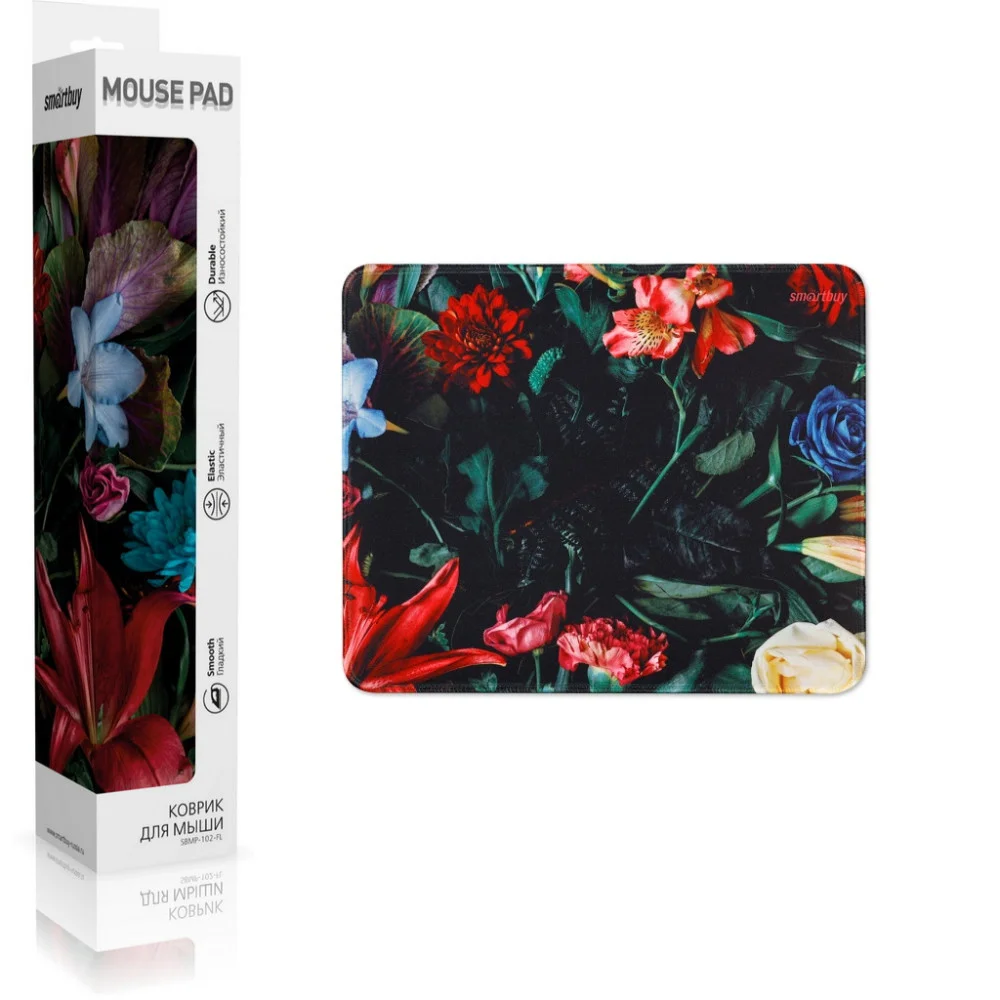 Коврик для мыши Smartbuy (SBMP-102-FL) Flowers S-size
