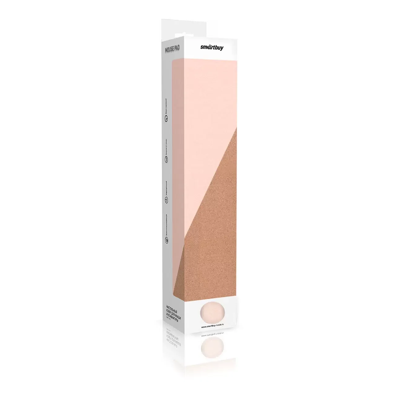 Коврик для мыши Smartbuy (SBMP-24-LC) Leather/Cork XXL-size