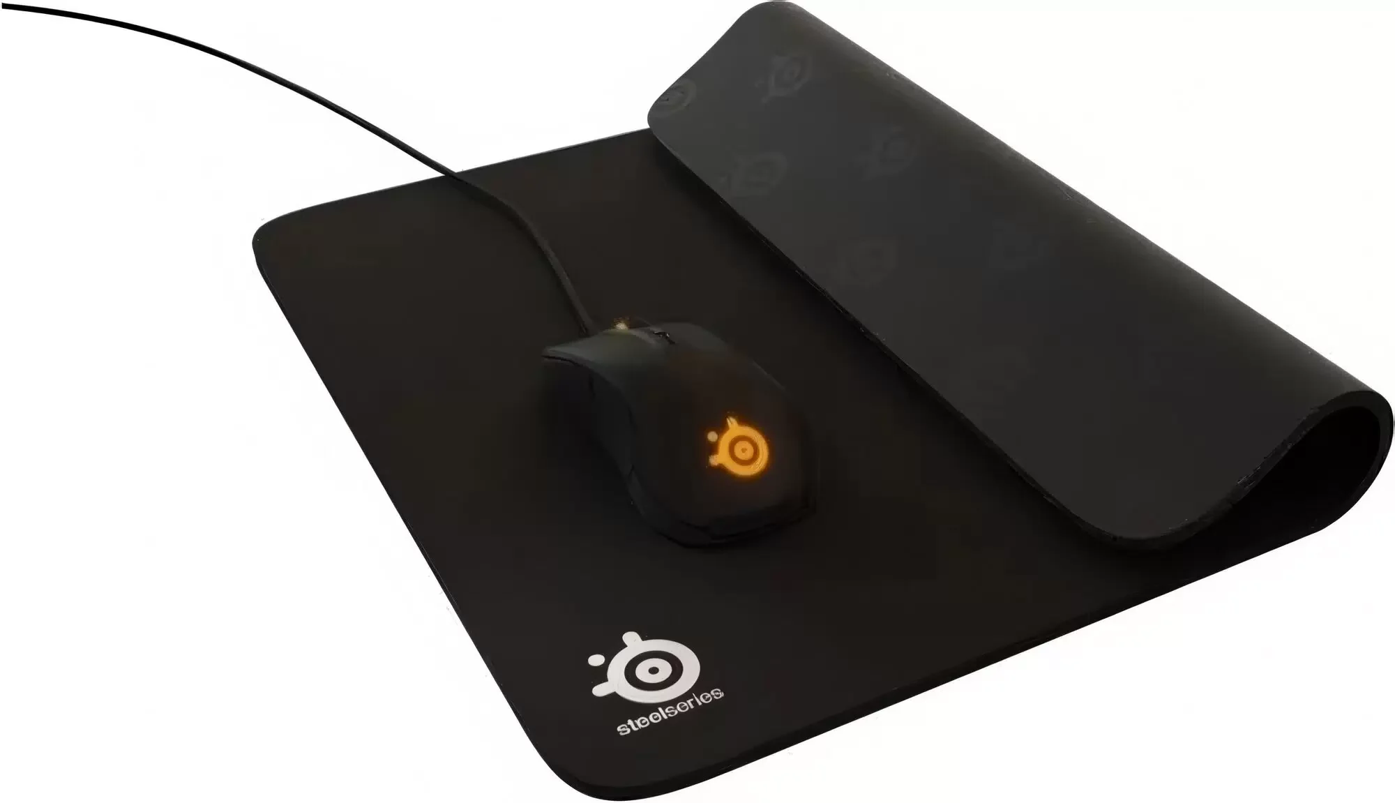 Коврик для мыши Steelseries QcK Heavy черный/рисунок 450x400x6мм