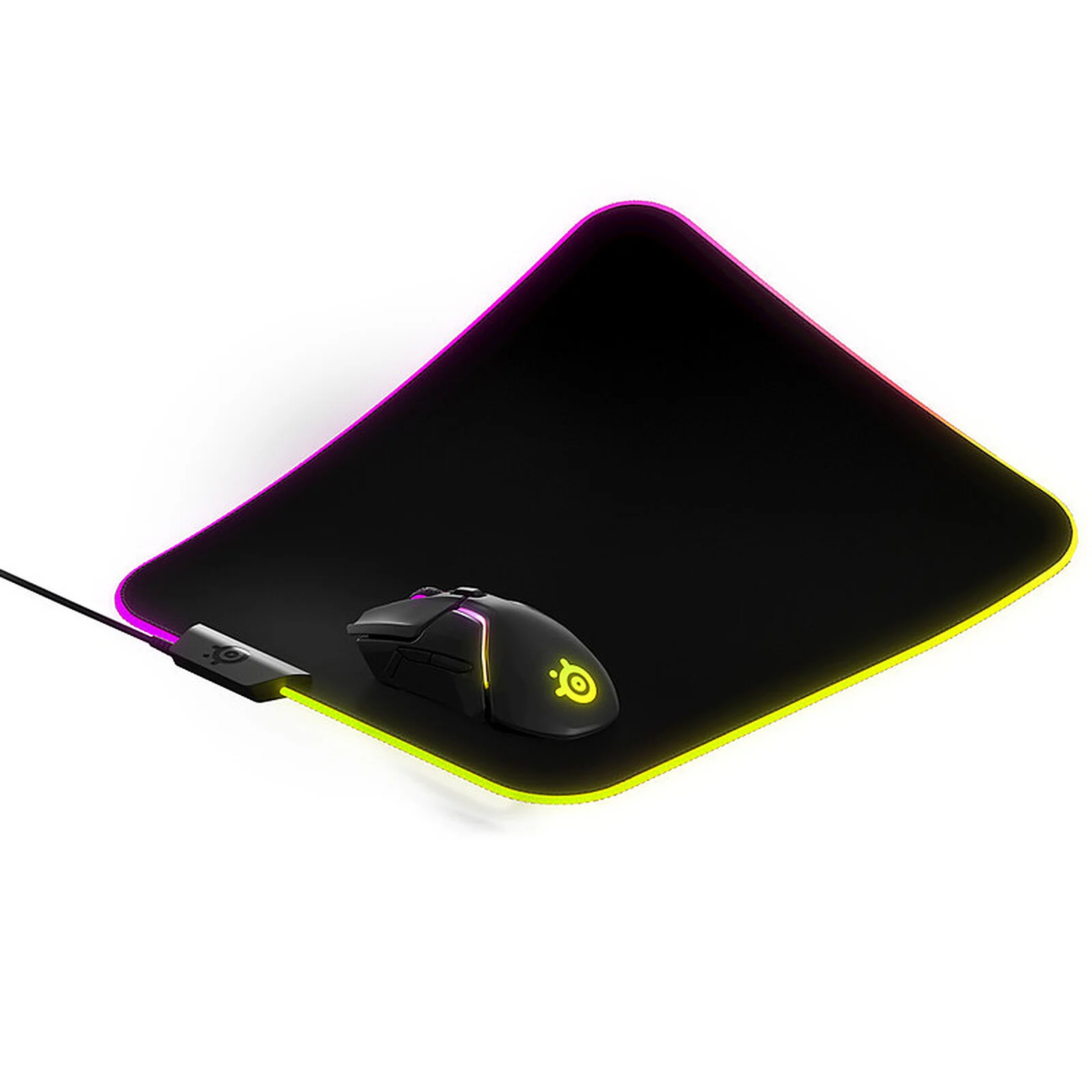 Коврик для мыши Steelseries QcK Prism Cloth Средний черный 320x270x4мм (63825)