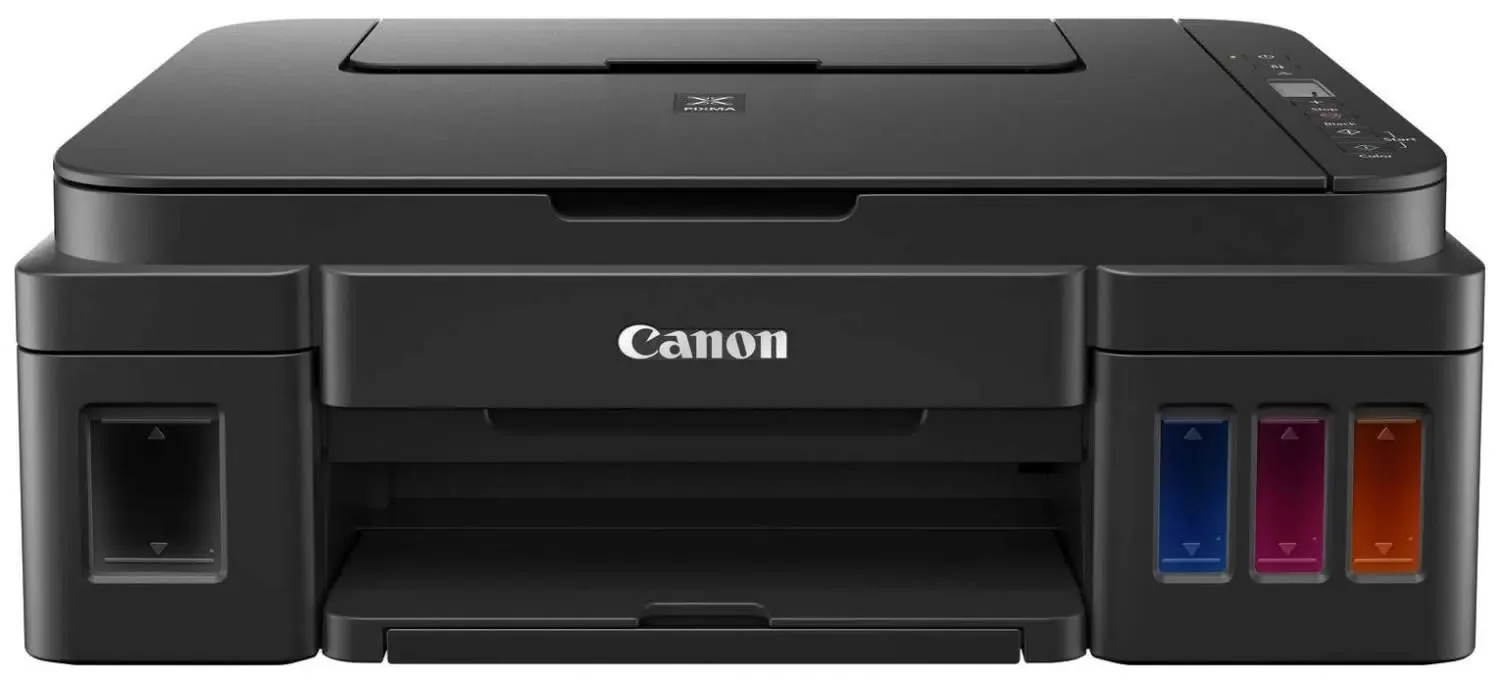 МФУ струйное Canon PIXMA G2410 (2313C009), A4, цветной, печ. 8.8 стр/мин (ч/б) 5 стр/мин (цвет), скан. до 19 стр/мин., 1200 x 4800 dpi (принтер) 1200x