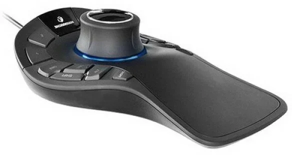 Мышь проводная 3DConnexion SpaceMouse Pro (3DX-700040) черный, 2000 dpi, USB, кнопки - 15