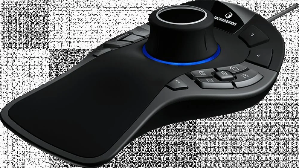 Мышь проводная 3DConnexion SpaceMouse Pro (3DX-700040) черный, 2000 dpi, USB, кнопки - 15