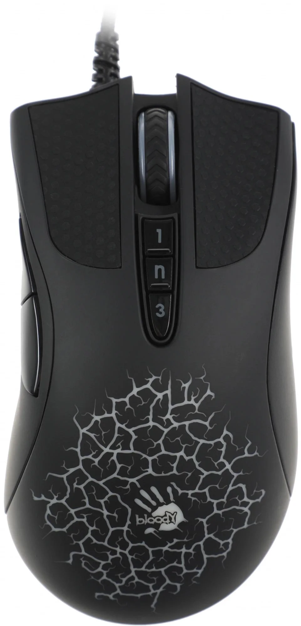 Мышь проводная A4Tech Bloody A90 черный, 6200 dpi, USB, кнопки - 8