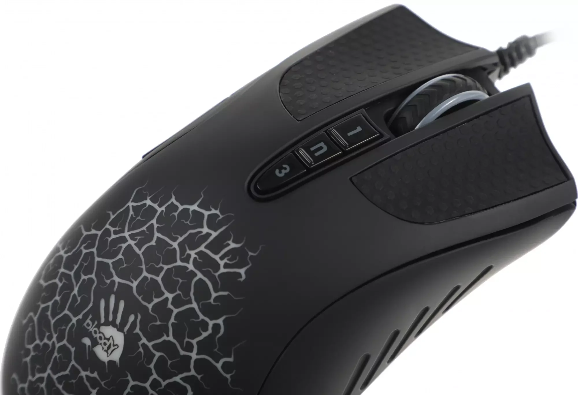 Мышь проводная A4Tech Bloody A90 черный, 6200 dpi, USB, кнопки - 8