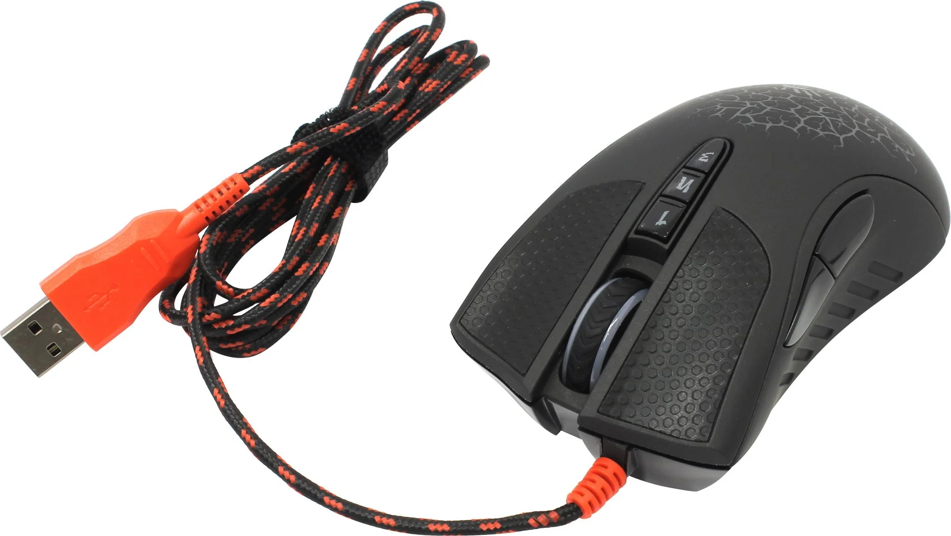 Мышь проводная A4Tech Bloody AL90 Blazing черный, 12000 dpi, USB, кнопки - 8