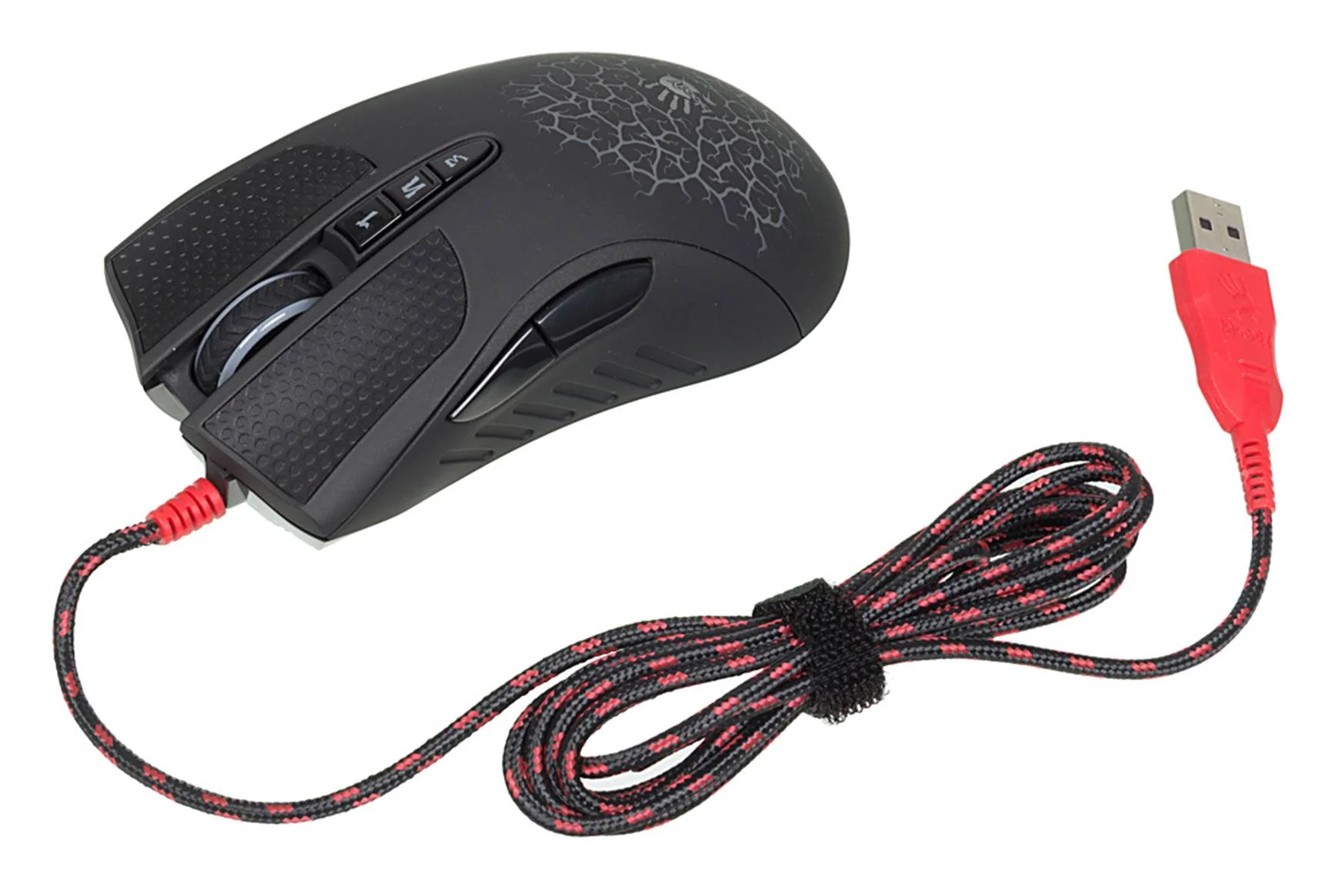 Мышь проводная A4Tech Bloody AL90 Blazing черный, 12000 dpi, USB, кнопки - 8