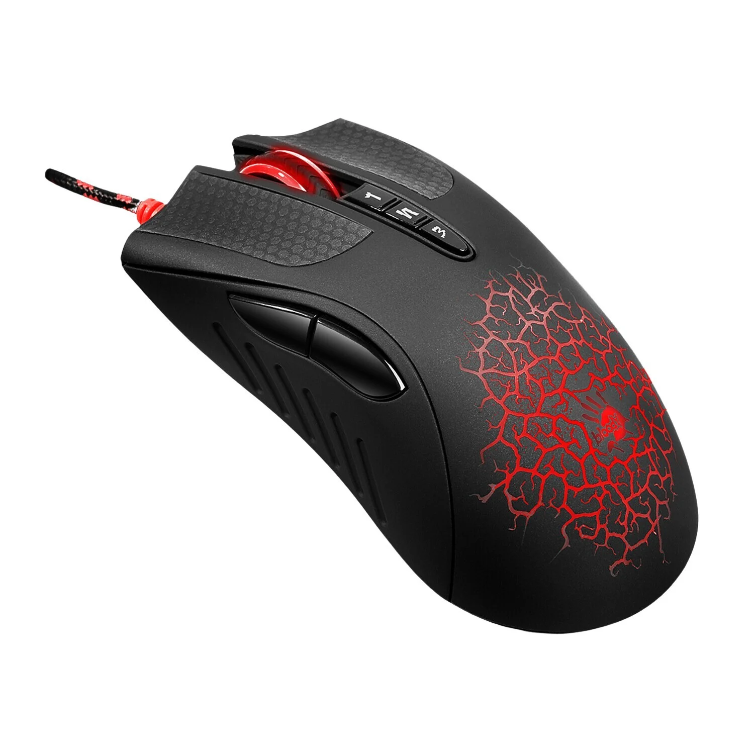 Мышь проводная A4Tech Bloody AL90 Blazing черный, 12000 dpi, USB, кнопки - 8