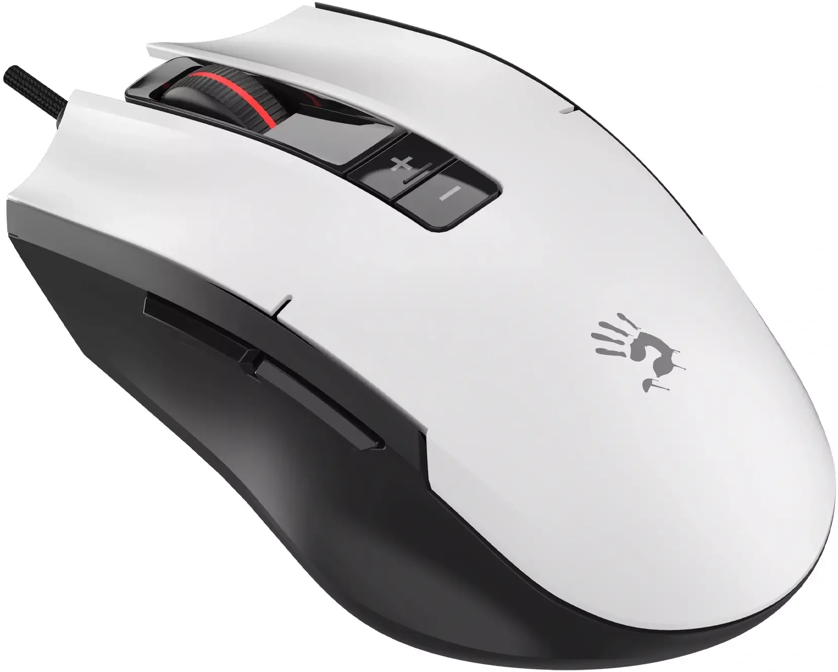 Мышь проводная A4Tech Bloody ES8 белый, 6000 dpi, USB, кнопки - 7