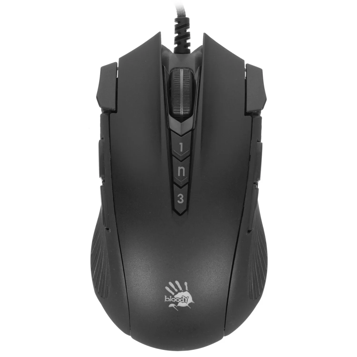 Мышь проводная A4Tech Bloody J90s черный, 8000 dpi, USB, кнопки - 12