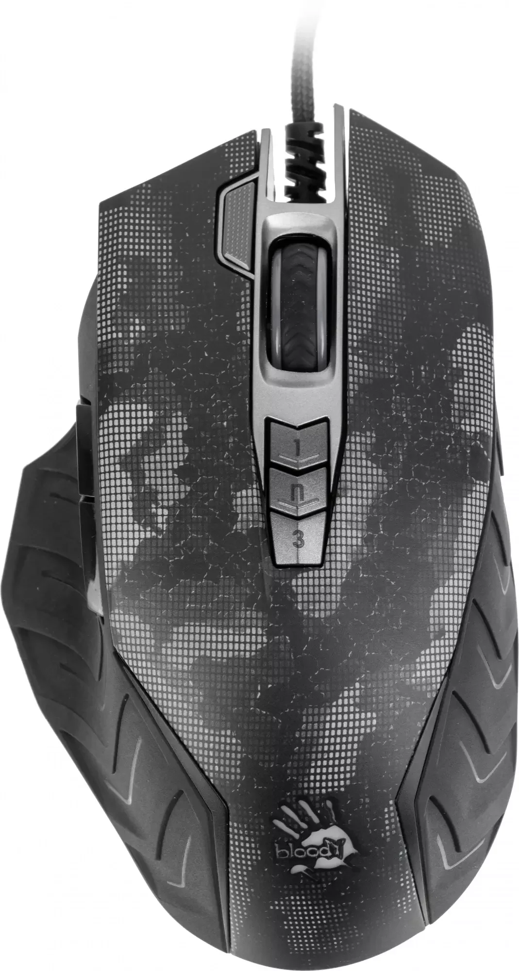Мышь проводная A4Tech Bloody J95s черный, 8000 dpi, USB, кнопки - 9